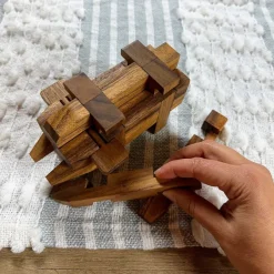 Elephant Kumiki Large - 3D Brain Teaser Wooden Puzzle