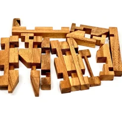 Elephant Kumiki Large - 3D Brain Teaser Wooden Puzzle