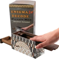 Enigma Decode Puzzle Box - Money Gift Giving Secret Box