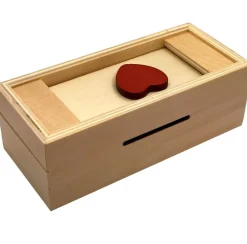 Enigma Heart Secret Puzzle Box - Money Gift Trick Box