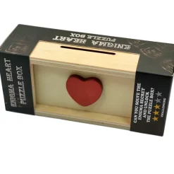 Enigma Heart Secret Puzzle Box - Money Gift Trick Box