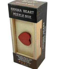 Enigma Heart Secret Puzzle Box - Money Gift Trick Box