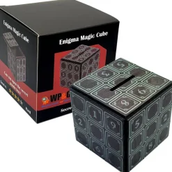 Enigma Magic Cube Secret Puzzle Box - Money Trick Box