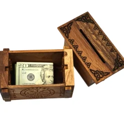 Enigma Viking Puzzle Box - Money Gift Giving IQ Secret Box