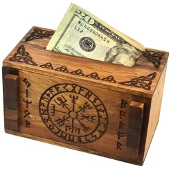 Enigma Viking Puzzle Box - Money Gift Giving IQ Secret Box