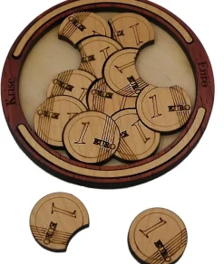 Euro Krise (Euro Crisis) - Money Brain Teaser Wooden Packing Problem