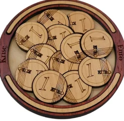 Euro Krise (Euro Crisis) - Money Brain Teaser Wooden Packing Problem