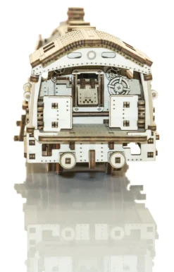 Express Train With Rails - 3D Mechanical, Engineering Self-Assembled Puzzle