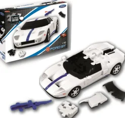 Ford GT - White 3D Jigsaw Puzzle Car Kit