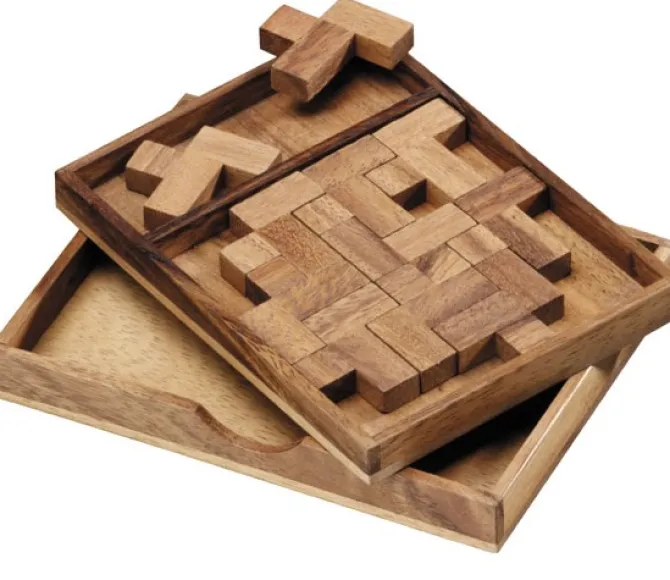 11 F's Puzzle - Wooden Brain Teaser Puzzle
