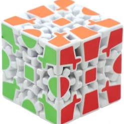 Gear Cube Extreme White - Meffert's Rotation Brain Teaser Puzzle