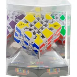 Gear Cube Extreme White - Meffert's Rotation Brain Teaser Puzzle