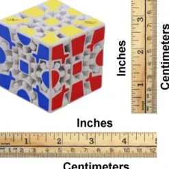 Gear Cube Extreme White - Meffert's Rotation Brain Teaser Puzzle