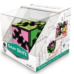 Gear Shift Cube - Meffert's Rotation Brain Teaser Puzzle