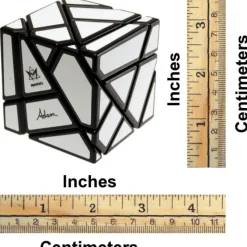 Ghost Cube White Labels - Meffert's Rotation Puzzle