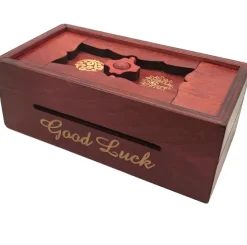 Good Luck Secret Puzzle Box - Money and Gift Cards Trick Box