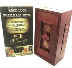 Good Luck Secret Puzzle Box - Money and Gift Cards Trick Box