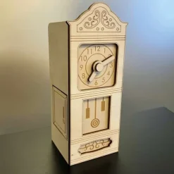 Grandfather Clock Secret ESCAPE Puzzle Box