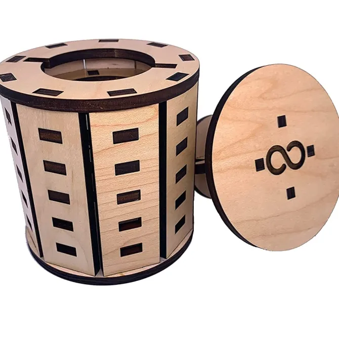 Gravitas Wooden Puzzle Box IQ Logic 3D Puzzle