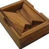 H Letter With Wooden Box - Wooden Puzzle Brain Teaser