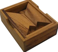 H Letter With Wooden Box - Wooden Puzzle Brain Teaser