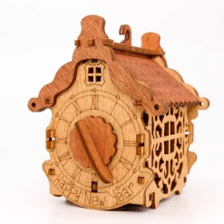 Happy New Year Gift Puzzle Box Lock - DIY Wooden kit