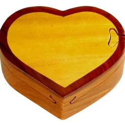 Heart - Secret Wooden Puzzle Box