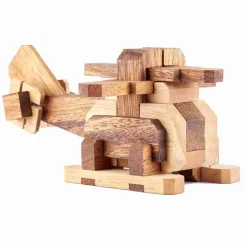 Helicopter Kumiki - 3D Brain Teaser Wooden Puzzle