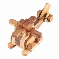 Helicopter Kumiki - 3D Brain Teaser Wooden Puzzle