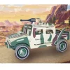Hummer H1 (L) - Colored 3D Jigsaw Woodcraft Kit Wooden Puzzle