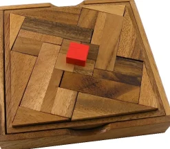 Impossible Square - Wooden Puzzle Brain Teaser