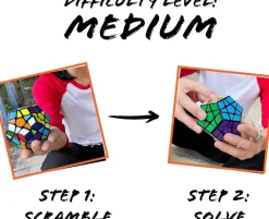 Inverse Novalinx - Twist & Solve Rotation Cube Brain Teaser Puzzle