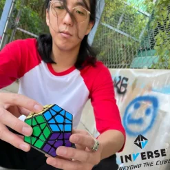 Inverse Novalinx - Twist & Solve Rotation Cube Brain Teaser Puzzle