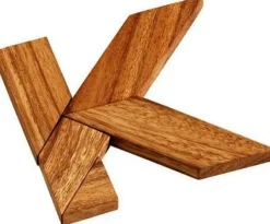 K Letter With Wooden Box - Wooden Puzzle