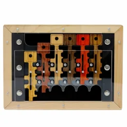 6 Key Puzzle Box - Secret Box Brainteaser Puzzle