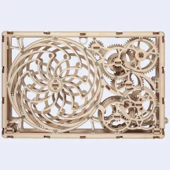 Kinetic Picture - 3D Mechanical, Engineering Self-Assembled Puzzle
