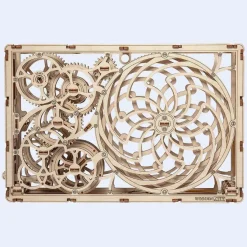 Kinetic Picture - 3D Mechanical, Engineering Self-Assembled Puzzle