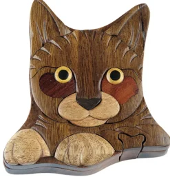 Kitten - Secret Wooden Puzzle Box
