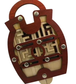 Labyschloss Lock - Wooden Maze Puzzle Game