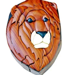 Lion - Secret Wooden Puzzle Box