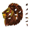 Lion Rainbow Wooden Jigsaw Shape Puzzle 121 pieces
