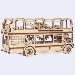London Bus - 3D Mechanical, Engineering Self-Assembled Puzzle