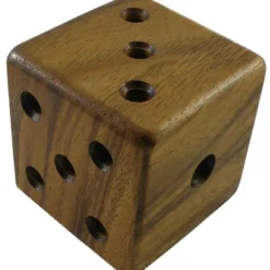 Magic Dice Cube - Wooden Brain Teaser Puzzle