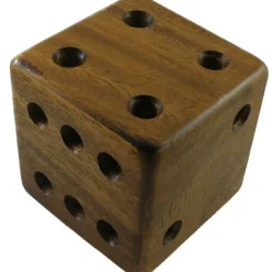 Magic Dice Cube - Wooden Brain Teaser Puzzle