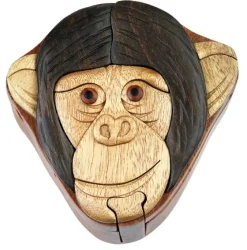 Monkey - Secret Wooden Puzzle Box