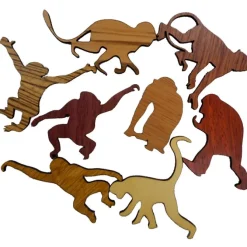 Monkey Theater (Affentheater) - Packing Problem Wooden Puzzle