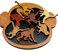 Monkey Theater (Affentheater) - Packing Problem Wooden Puzzle