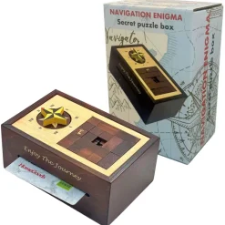Navigation Enigma Puzzle Box - Money Gift Giving IQ Secret Box