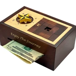 Navigation Enigma Puzzle Box - Money Gift Giving IQ Secret Box