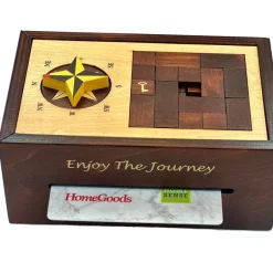 Navigation Enigma Puzzle Box - Money Gift Giving IQ Secret Box